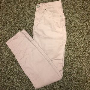 Aeropostale High Waisted Pink Jeggings